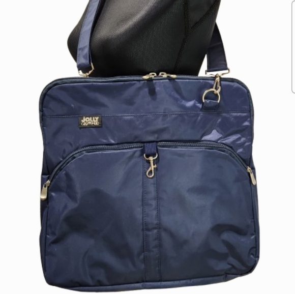 Jolly Jumper Cross-body Mommy Tote Bag Stroller Diaper Bag with Pad - Picture 2 of 10